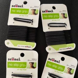 Scunci No Slip Grip hair ties 3-pack (60 ties)